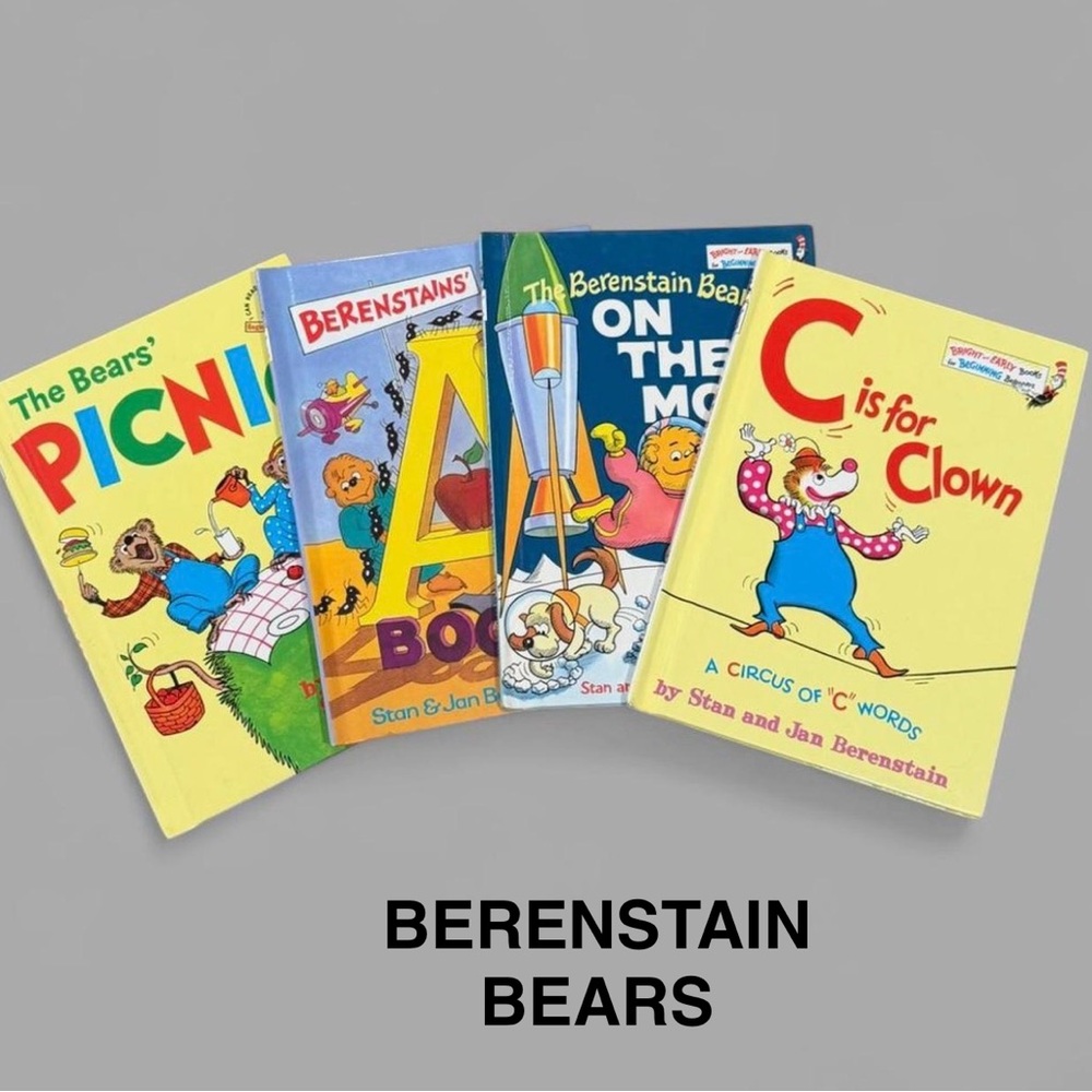 Children's Book Set of 4 Hardcover Berenstain Bears